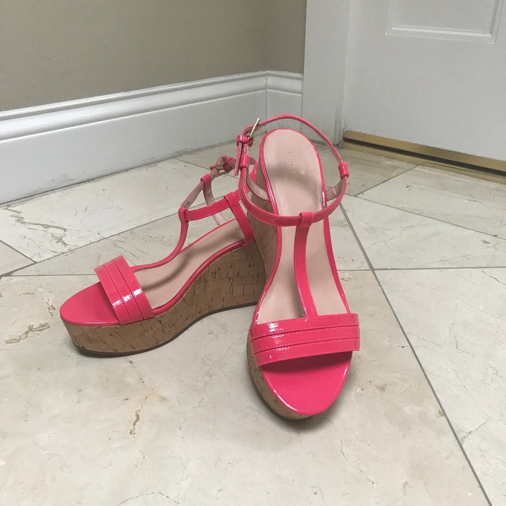 Kate Spade NY Lipstick Pink Tallin Sandal 10M $150